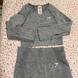 Gym Shark Full Grey Set